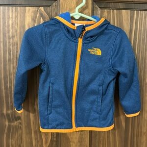 The north face hooded zip up